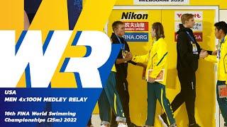 NEW TIED WORLD RECORD    | Men’s 4x100m Medley Relay | CRAZY FINISH