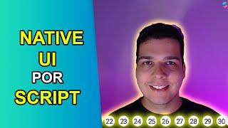 Spark AR Native UI by script! [EN Captions]