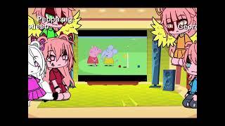 Piggy (AU) react to I edited my favorite episode of peppa pig (READ DESC) ( 2/3 ) part