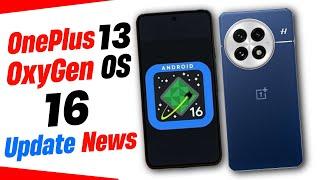 OnePlus 13 Oxygen OS 16 Official Update Release Date || Oxygen OS 16 Android 16 Update