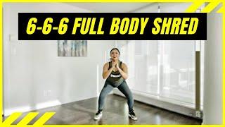 Lose Weight At Home | 6-6-6 Full Body Shred | On Your 6 Favourite Punjabi Songs #BHANGRAlicious