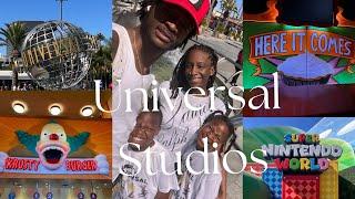 UNIVERSAL STUDIOS HOLLYWOOD | KK Twins Birthday | Rides, travel, family, & fun!! (HILARIOUS)