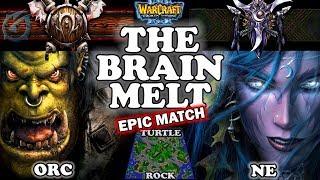 Grubby | Warcraft 3 TFT | 1.29 | ORC v NE on Turtle Rock - The Brain Melt