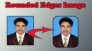 How To Create Rounded Image Corner In Adobe Photoshop/ Rounded Corner Image