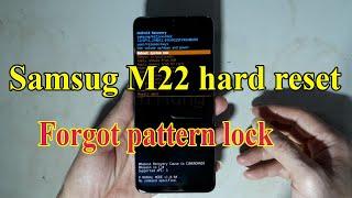 Samsung Galaxy M22 Hard reset when forgot pattern lock - Gsm hung vu.