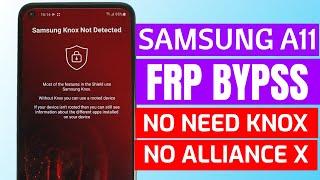 Knox Not Detected Fix - "SAMSUNG A11 FRP BYPASS" Without Alliance Shield X [ Without PC ] 2022 NEW