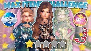 ONLY Using *MAX ITEMS* In Dress To Impress!! (It was SO stressful!!)