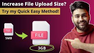 2024 - How to Increase Maximum File Upload Size in WordPress