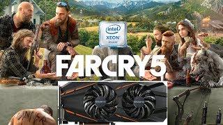 Xeon E5 1660 v1, GTX 1060 6gb. FarCry 5. Тест связки. Test, gameplay.