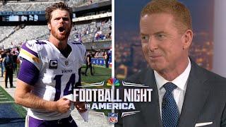 NFL Week 3 recap: Ravens rip Cowboys, Saquon shreds Saints, Darnold shines | FNIA | NFL on NBC