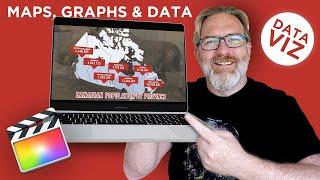 DATA VISUALISATIONS with GRAPHICS & MAPS in Final Cut Pro X [Data Pop Tutorial]