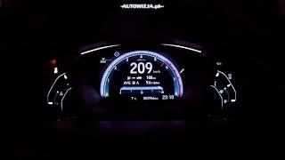 Honda Civic 1.0 VTEC Turbo 129 hp acceleration 0-100 km/h, 0-200 km/h, 0-400 m, top speed, racelogic