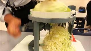 Cabbesler the manual cabbage slicer