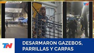 Operativo de desalojo en la casa de Cristina Kirchner