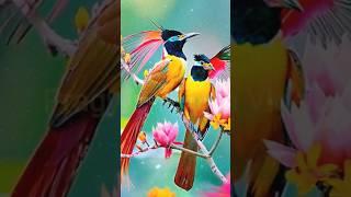 Birds Couple Dance - The Cutest Dance Duet Ever  #birds #shorts #shortsfeed