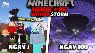 MÌNH SINH TỒN 100 NGÀY TRONG MINECRAFT WITHER STORM CÙNG VỚI HỘI YOUTUBER BÁO!!!