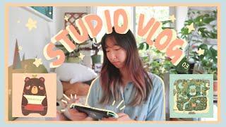 Studio Vlog03: Work from Home, Studio Makeover, and more Animal Crossing :D