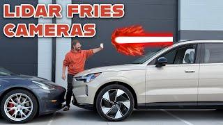 Volvo EX90 LiDAR Fried My Phone But Will It Ruin The Autopilot Cameras On My Tesla!?