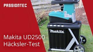 Makita Häcksler UD2500 Test