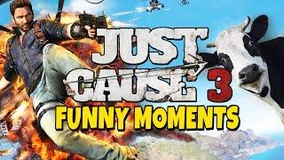 Just Cause 3 - Funny Moments - Yust Cows 3