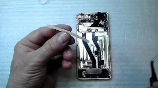 Lenovo VIBE S1a40 замена батареи и крышки / replace battery and cover