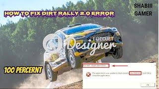 how to fix dirt 2 not launching error 0*000042 || fix dirt rally error || fix by shabiii gamer