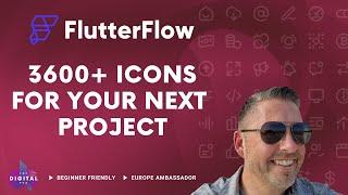 #FlutterFlow - Add 3600+ fresh Icons to your project!