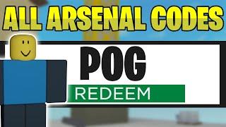 ALL WORKING ROBLOX ARSENAL CODES 2021... (Roblox Arsenal)