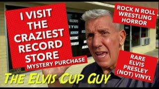 I visit the CRAZIEST Record Store & I found RAREST Elvis Presley LP ALBUM + HORROR WRESTLING & VINYL