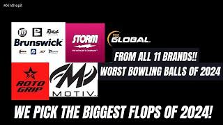 WORST Ball Of the year!! We pick the WORST of all 11 brands!! 2024 edition!!