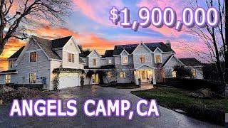 624 Springhouse Rd, Angels Camp, CA 95222, 6235 Sqft ~Luxury Home on Golf Course Resort,$1.9 Million