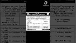 AP ECET 2025 Notification