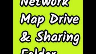 How to Share Folder & create Network Map Drive in Windows ? | Vishal Majithia