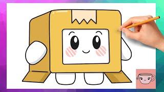 How To Draw Boxy from LankyBox | Easy Cute Drawing Tutorial