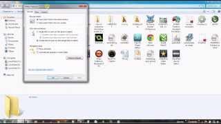 How To Disable The Folder and Search Option in Windows 7