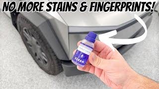 Tesla Cybertruck Ceramic Coating - No More Fingerprints & Staining! Tips & Tricks, Install, And Demo