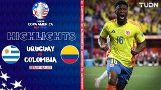 HIGHLIGHTS - Uruguay vs Colombia | Copa América 2024 - Semis | TUDN