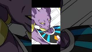 Goku Black gets scared by Lord Beerus 