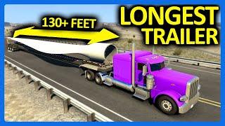 I Drove The Longest Single Trailer in American Truck Simulator!!