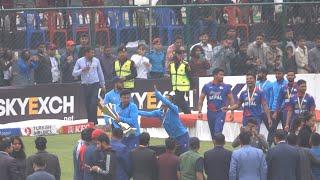 Kushal Malla running away with the ACC Premier Cup Trophy