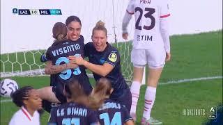 Lazio-Milan 2-0 | La doppietta di Piemonte regala i tre punti alla Lazio | #SerieAFemminile ebay