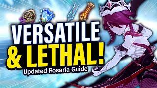 Updated ROSARIA GUIDE: How to Play, BEST Artifact & Weapon Builds, Team Comps | Genshin 3.4