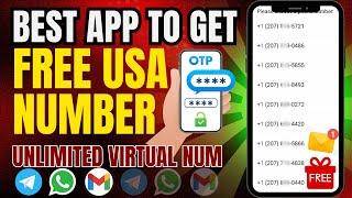 Best App to get free usa number for Whatsapp and telegram verification 2025 | US/UK Phone Number