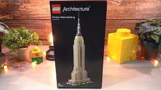 Pure build: LEGO Architecture Empire State Building 21046 in real time ASMR