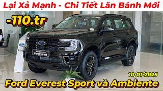 Ford Everest Ambiente và Sport 2025 Giá Lăn Bánh Chi Tiết Mới Nhất Giảm Mạnh | Giá Xe Việt