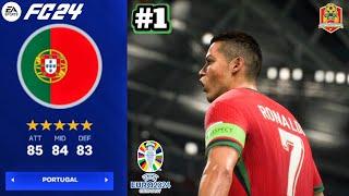 CRISTIANO RONALDO PECAHKAN REKOR BARU LAGI | FC 24 EURO 2024 PORTUGAL #1