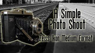 Film Photography - 120 Film at a Small Train Station