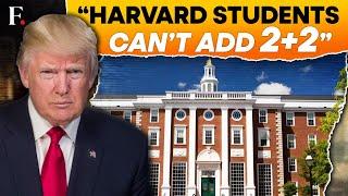 Trump's Math Jibe At Harvard After Court Halts Foreign Students Ban | N18G