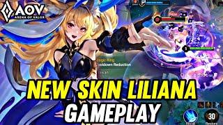 AOV : NEW SKIN LILIANA GAMEPLAY - ARENA OF VALOR LIÊNQUÂNMOBILE ROV