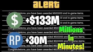 MAKE MILLIONS IN MINUTES IN GTA 5 ONLINE ($2000000) PS4,PS5,XBOX & PC